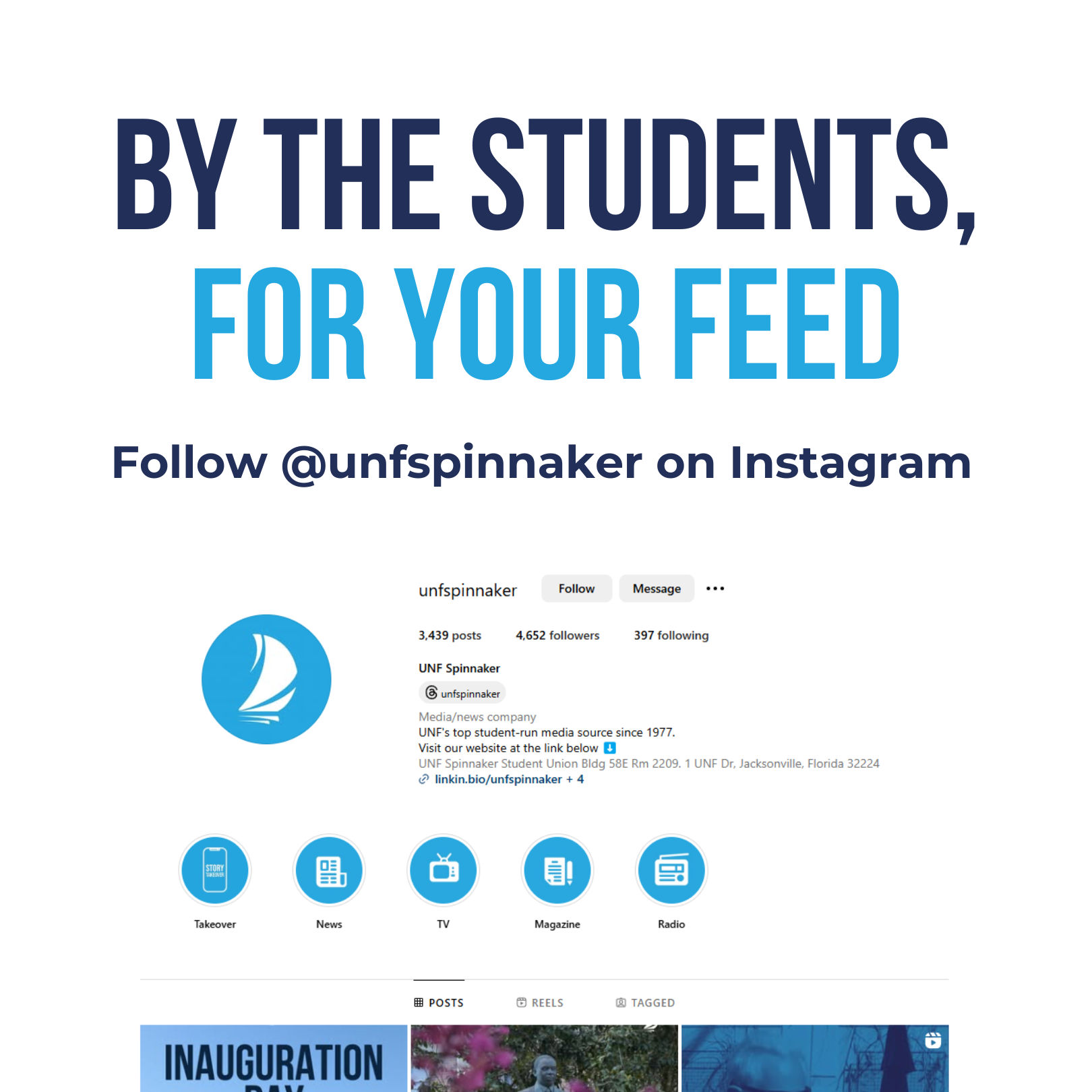 Follow Spinnaker on Social Media!