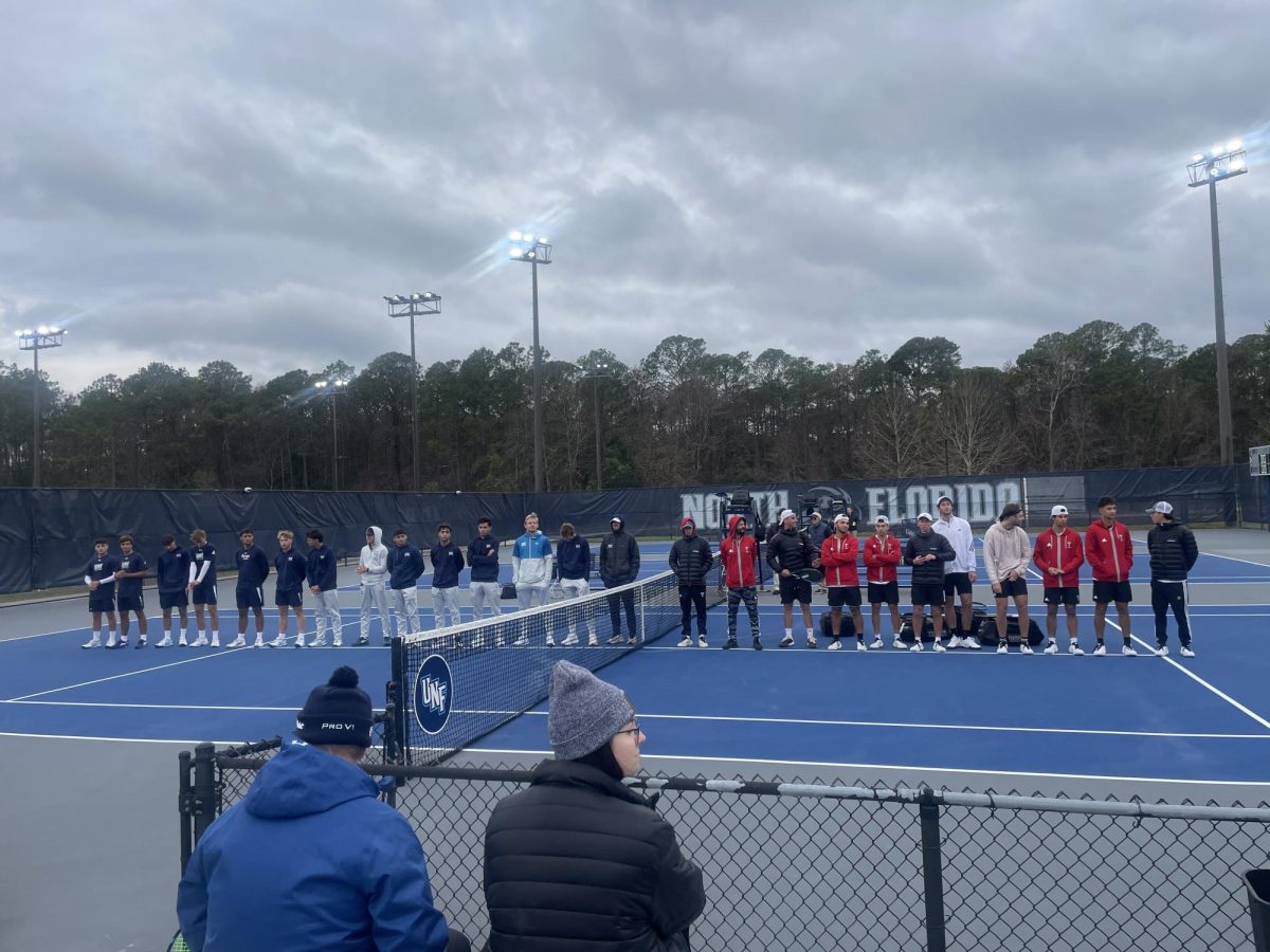 UNF and Troy await doubles designations before Saturday's match. 