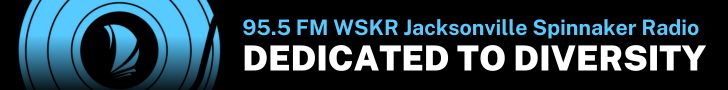 95.5 FM WSKR Jacksonville Spinnaker Radio. Dedicated to diversity.