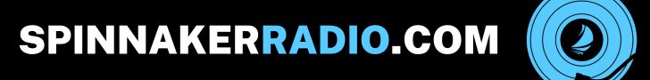 spinnakerradio.com on a black background