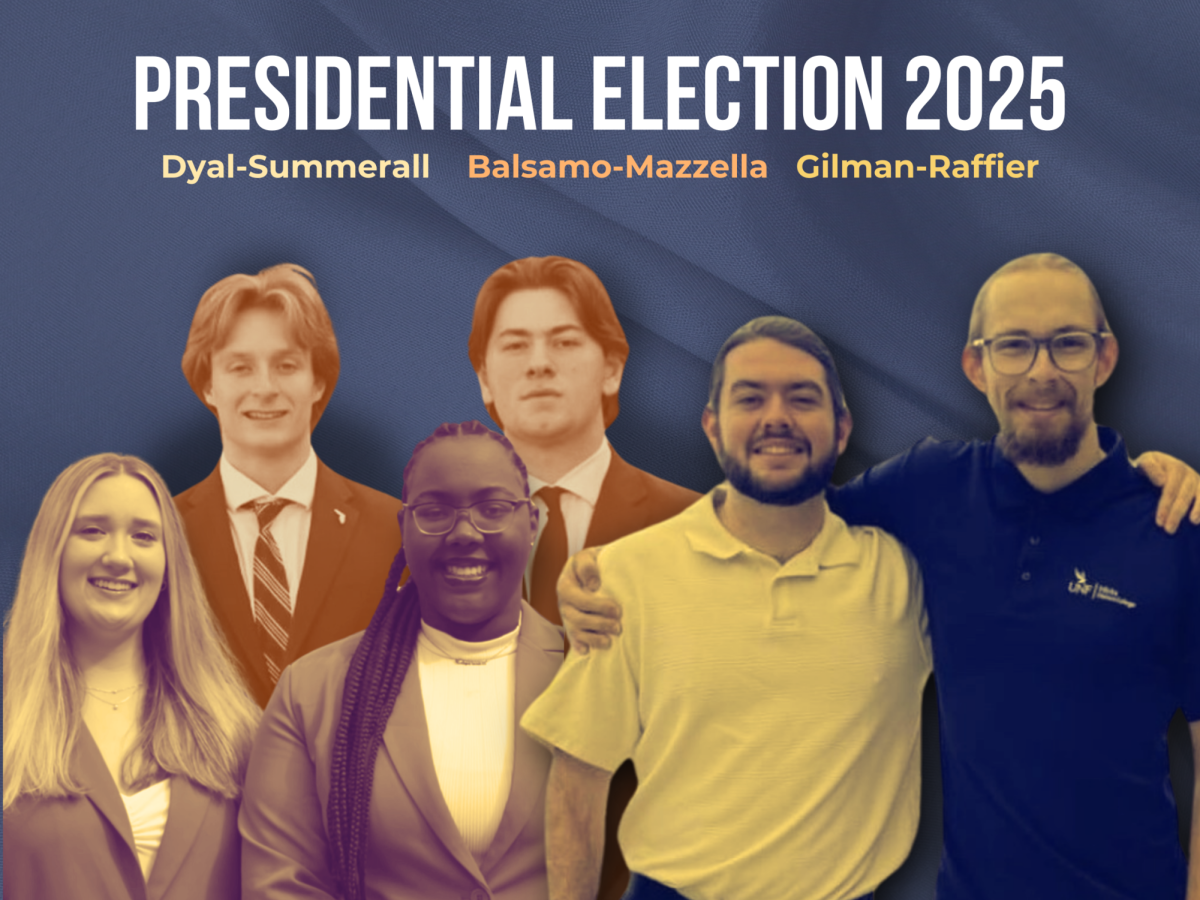 UNF Presidential Election graphic.