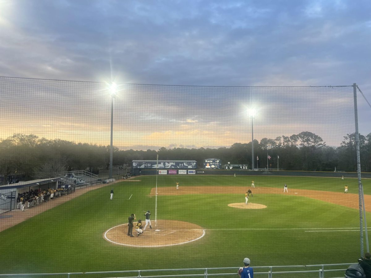 UNF and Alabama State battle it out in the final game of the series on a Saturday night at Harmon Stadium. 