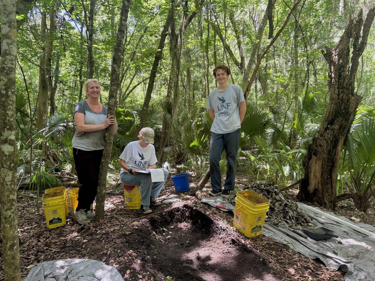 UNF students at the Timucuan Ecological and Historic Preserve.