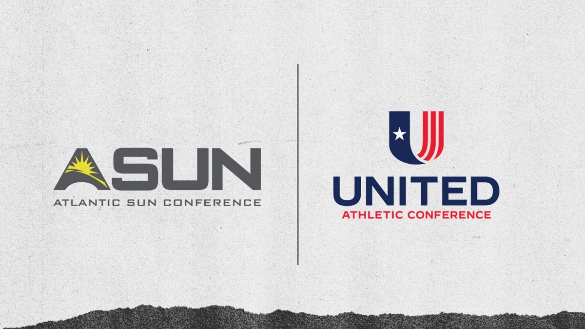 The ASUN and UAC logos on a white background.