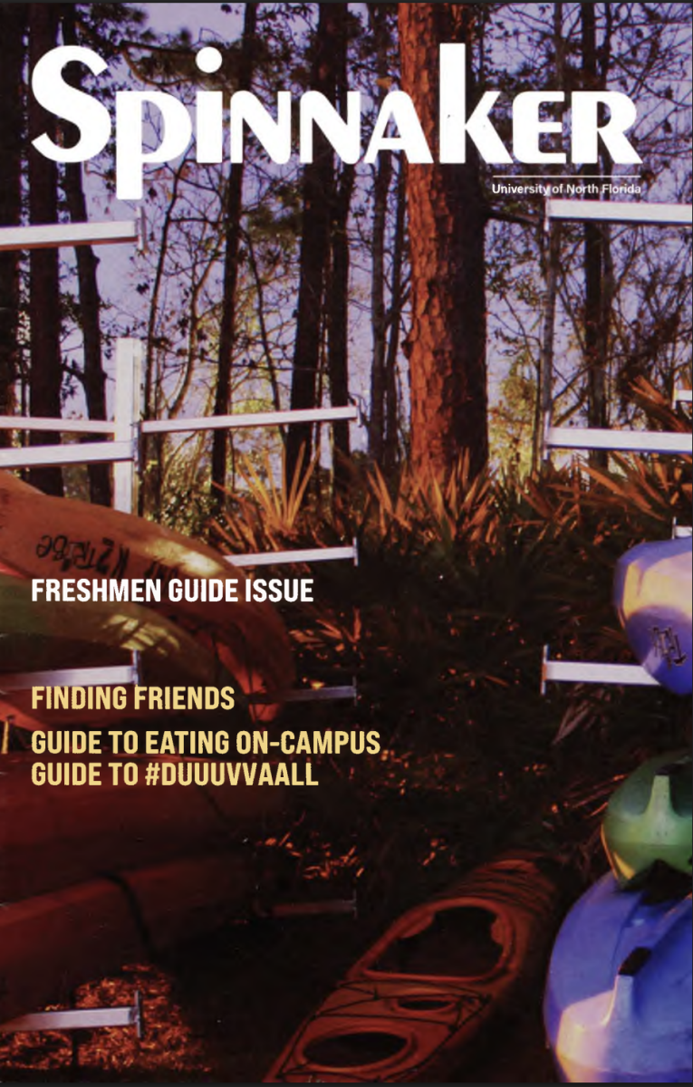 Spinnaker Summer 2021 Freshman Guide issue cover