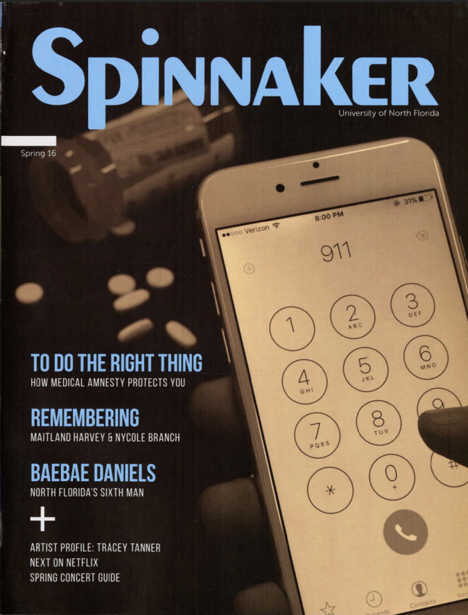 Spring 2016 Spinnaker Magazine cover
