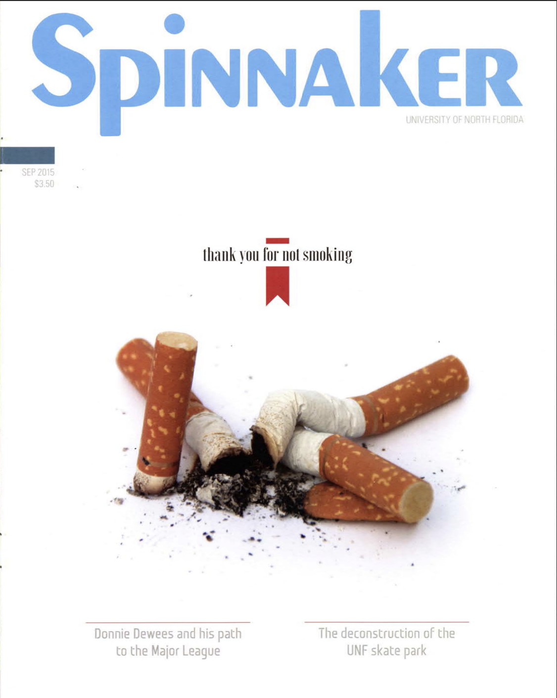 Spinnaker September 2015 magazine cover