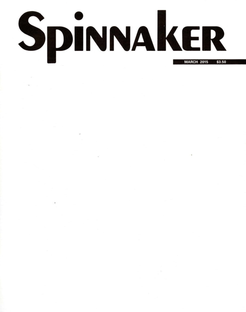 Spinnaker March 2015 magazine cover
