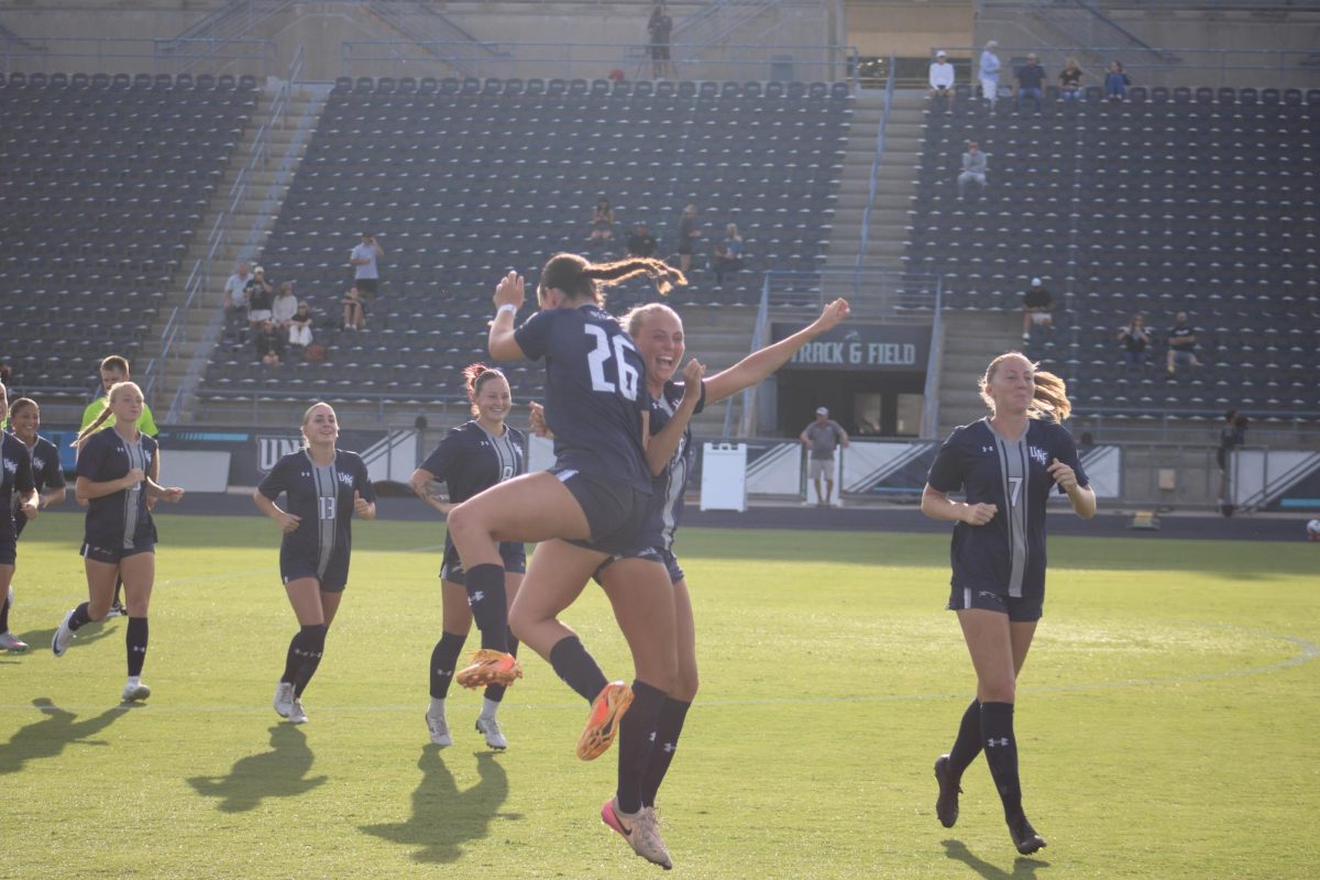 In its ASUN opener, UNF women's soccer defeated West Georgia 3-0 on Sept. 18 at Hodges Stadium.