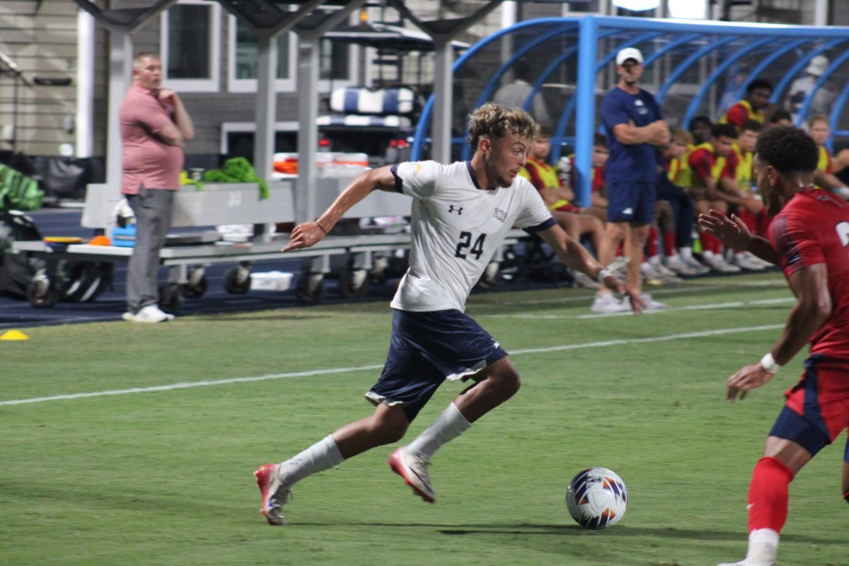 UNF men's soccer defeated No. 19 Florida Atlantic 5-0 for its first ranked win since 2016. 