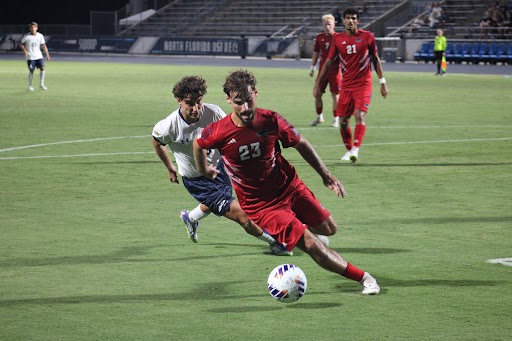 UNF men's soccer took down South Carolina on the road in shutout fashion, the school's first win over the Gamecocks in program history.