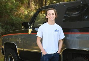 Hunter Ford, 21, died Wednesday in an motorcycle accident near UNF campus. 