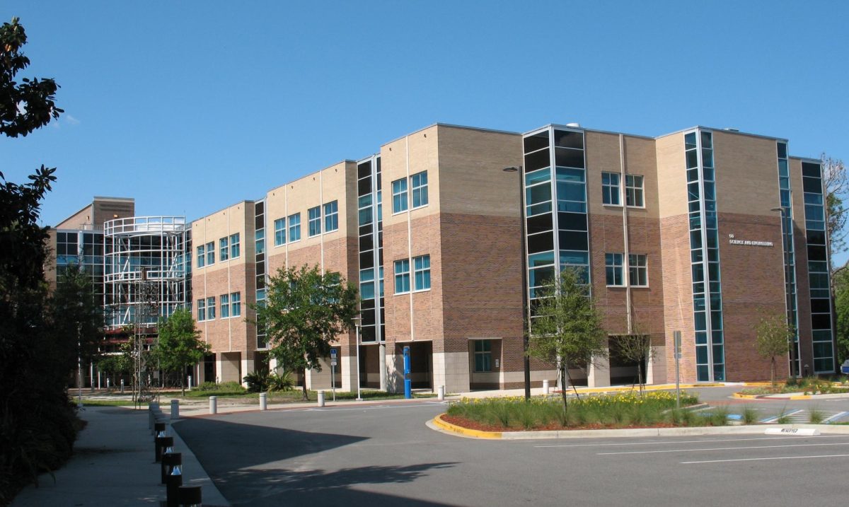 UNF's Building 50, the science and engineering building, is closed through Tuesday due to an electrical failure. (George Lansing Taylor Jr./UNF Digital Commons)
